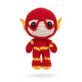 Peluche Flash Superhéroe – Muñeco Tejido Hecho a Mano