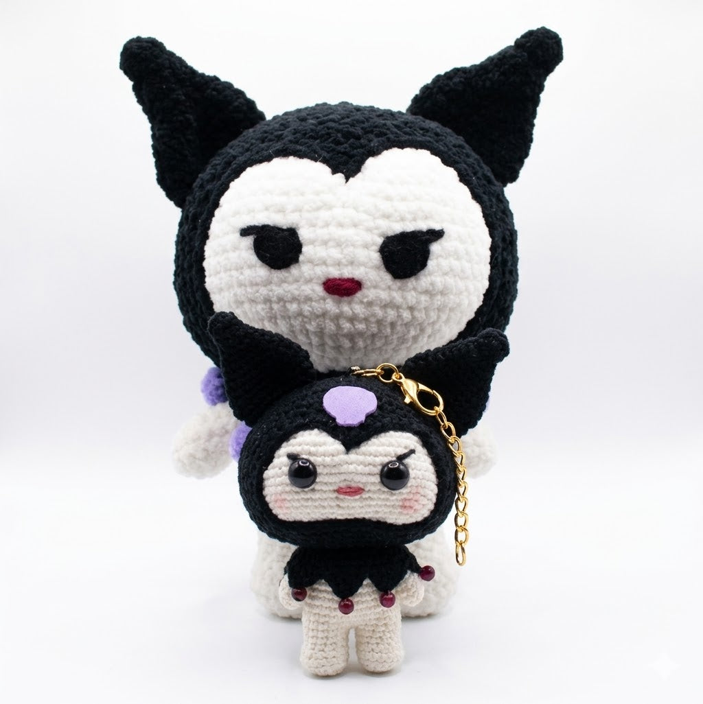 Set Peluche y Llavero Kuromi